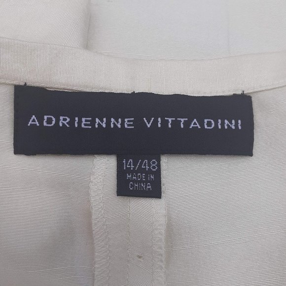 Silk Pant, 100% Silk Culotte Capri, Satin, Flowy, neutral, Highwaist, Pockets - Picture 3 of 4